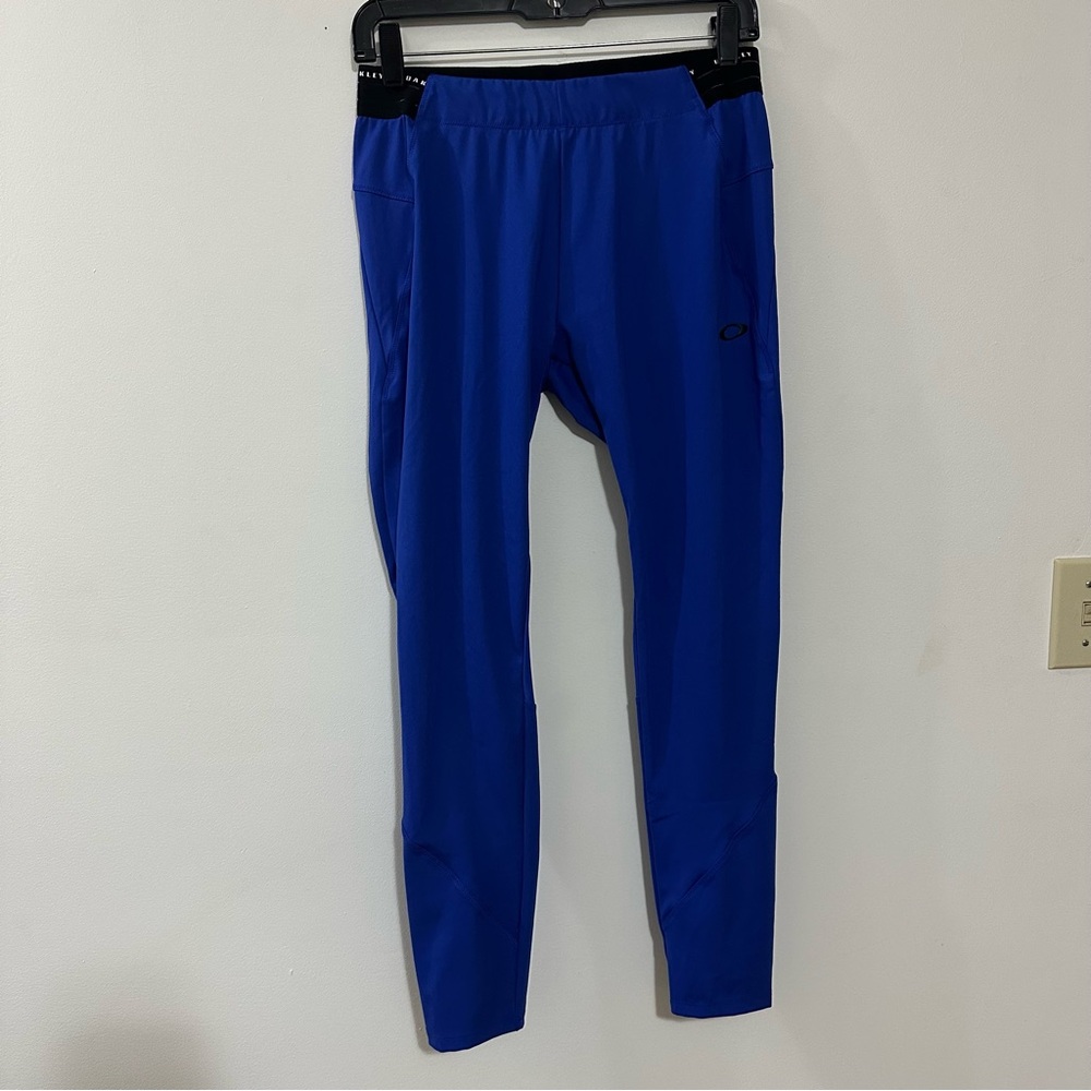 OAKLEY Performance Fit Pants Similar Leggings Cobalt Blue US Women Size‎ L Large